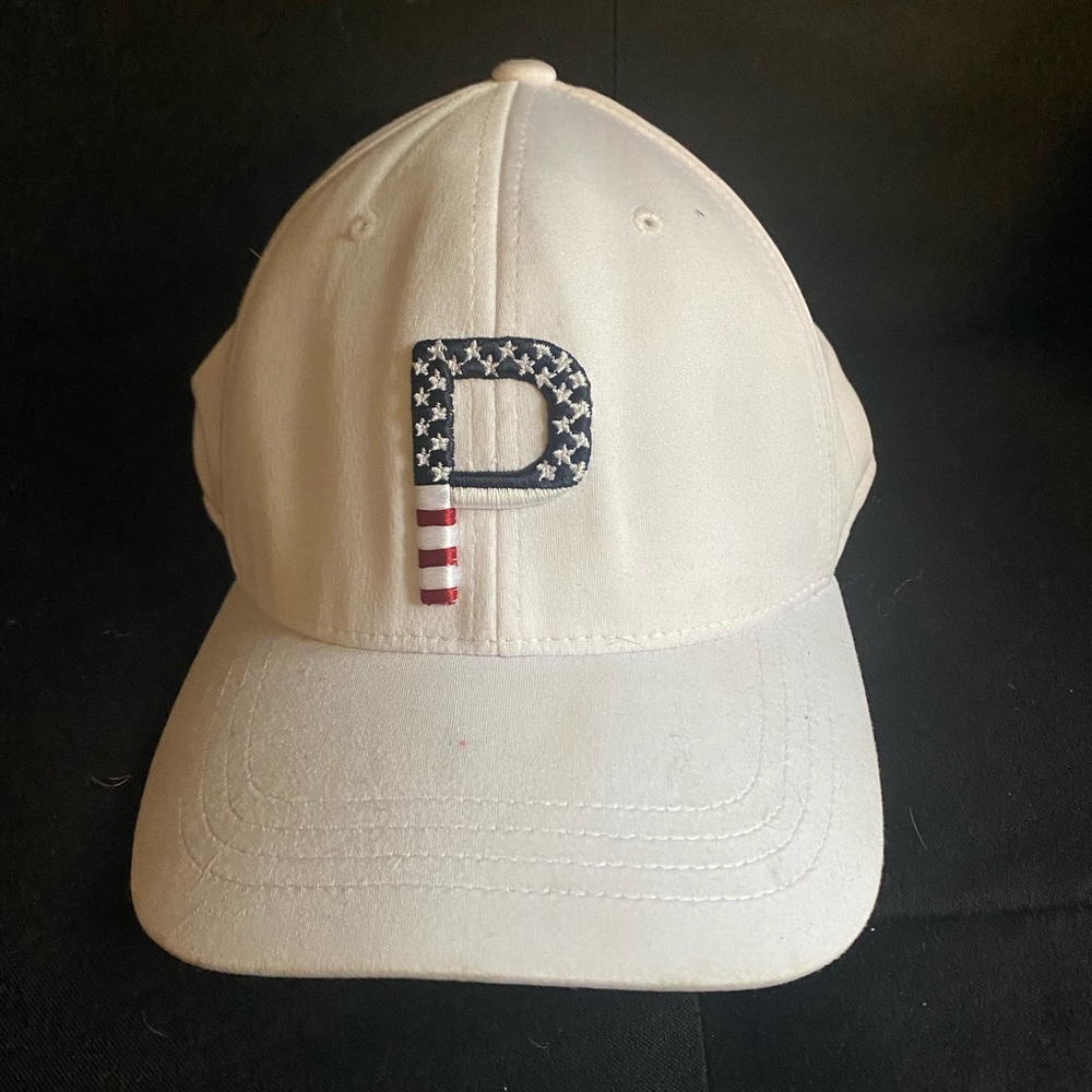 Mens Puma American Flag Fitted SnapBack